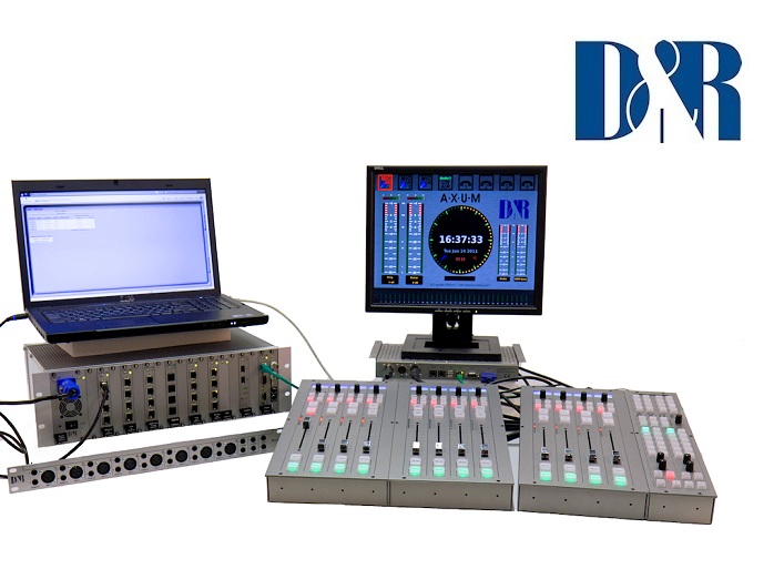 D&R AXUM Motorized Fader  ON-AIR Radio Broadcast Consoles