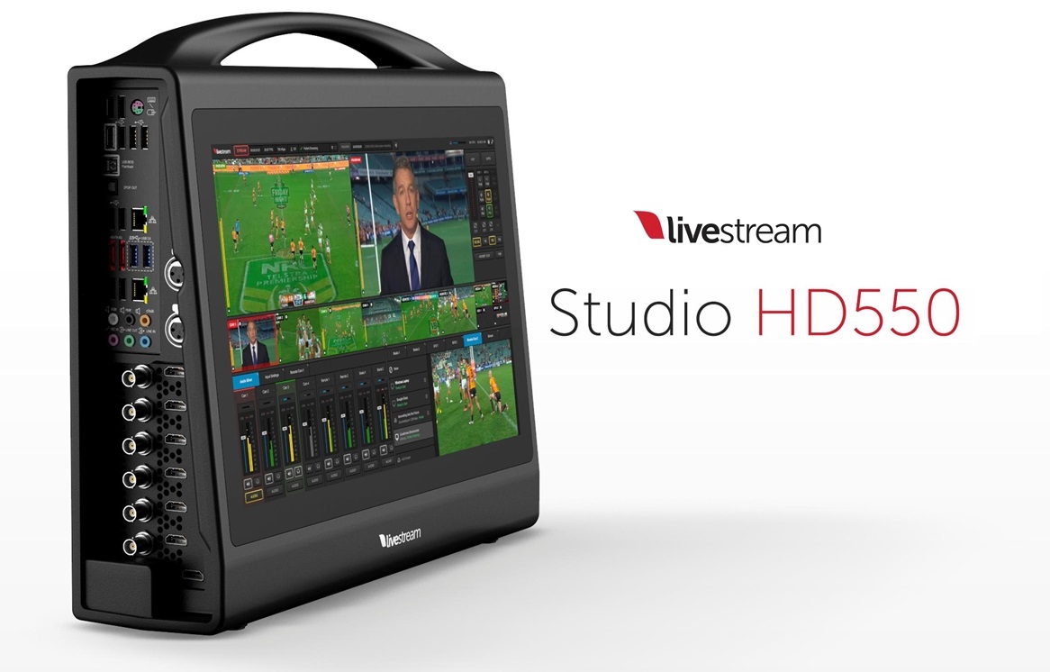 Livestream 5 channels Production Vision Mixer - Portal Live streaming consoles - Studio HD550