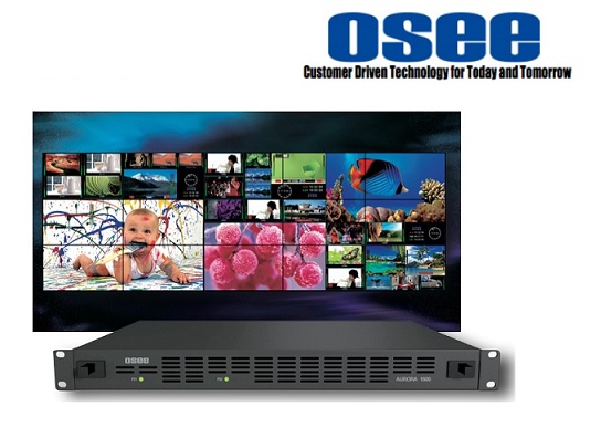 Osee Aurora 1600 - Bộ xử lý multiviewer 4K 16 SDI SDHD Input MV system
