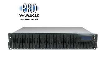 PROWARE FC SAN - EP-2243S1/D1-F8S6 /2U 24Bays 8Gb FC – 6Gb SAS Redundant RAID Subsystem