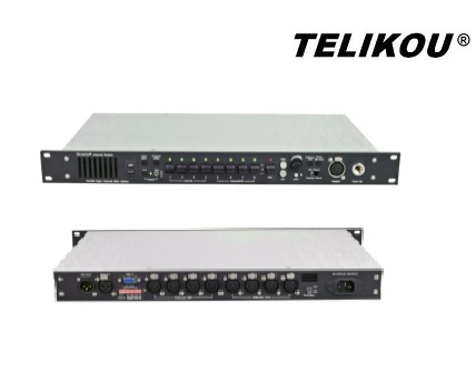 TELIKOU TM-800T Intercom Eight Channel Main Station with Tally 