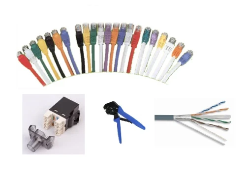 Ethernet Cable Cat 5e, Cat 6, Cat 7, Fiber cable