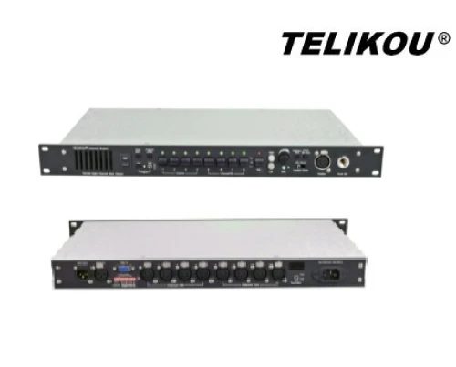 TELIKOU TM-800T Intercom Eight Channel Main Station with Tally