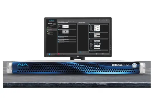 AJA BRIDGE LIVE - Bộ mã hóa cho truyền dẫn và Stream 4 kênh 12G/HD/SD Video